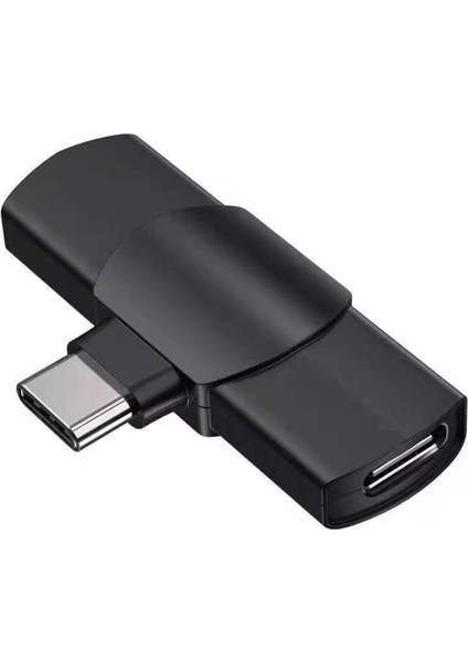 Type-C / Usb-C Arayüz Lavalier Mikrofon Siyah (Yurt Dışından)