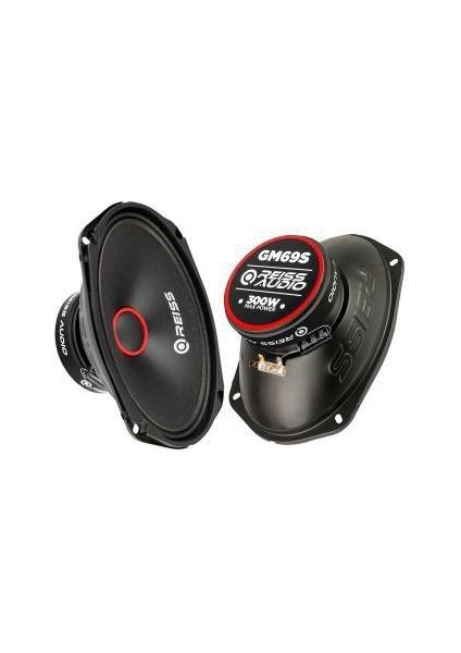 Audio Oto Midrange Oval Hoparlör RS-GM69S 300W Max 6x9 2 Adet Takım