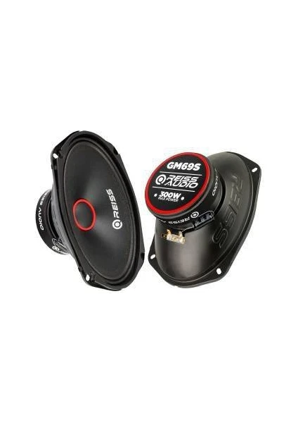 Audio Oto Midrange Oval Hoparlör RS-GM69S 300W Max 6x9 2 Adet Takım