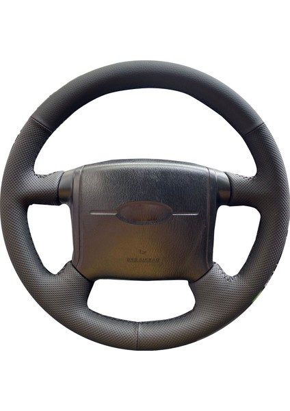 Ford Ranger 2008-2012 4 Kollu Tam Uyumlu Spor Deri Direksiyon Kılıfı