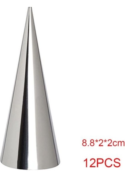 12'li Kuruvasan Kornet Huni Şeklinde Hamur Kalıbı