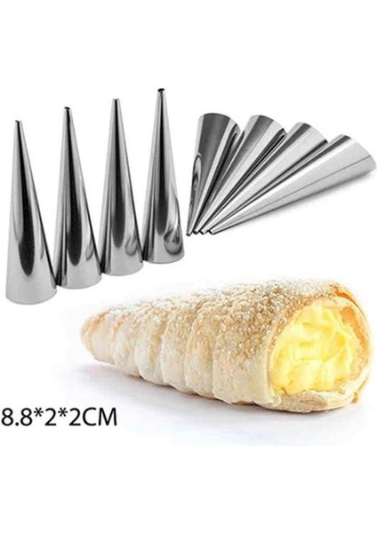 12'li Kuruvasan Kornet Huni Şeklinde Hamur Kalıbı fiyatları