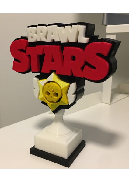 Kusoğlu Chainsaw Art İşbilen Teknoloji Brawl Stars Logo Kupa, Brawl Stars Sembol Kupa, Brawl Staras Oyuncak, Brawl Star Biblo