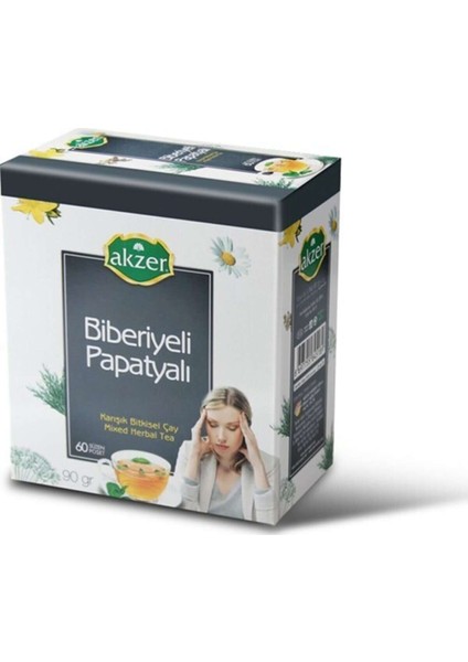 Biberiyeli Papatyalı Karışık Bitki Çayı 60LI 90GR
