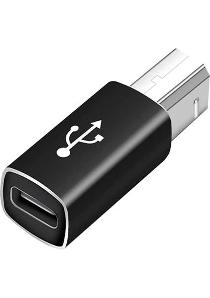 Type-C Dişi To Usb-B Yazıcı Midi Ekipmanları İçin Çevirici Adaptör