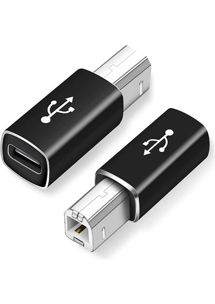 Type-C Dişi To Usb-B Yazıcı Midi Ekipmanları İçin Çevirici Adaptör