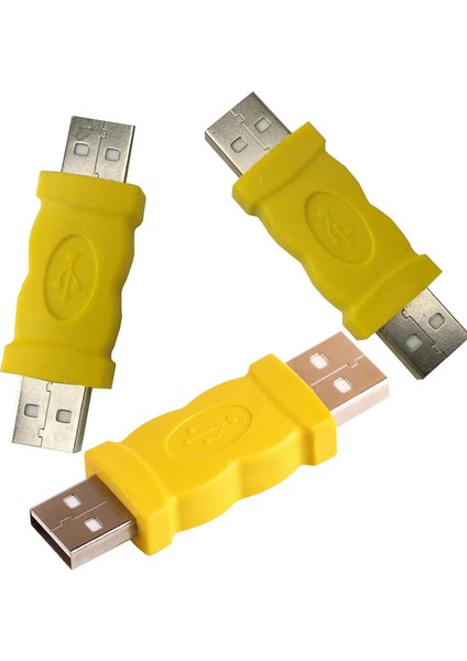 USB 2.0 Erkek Erkek Çevirici Dönüştürücü Adaptör