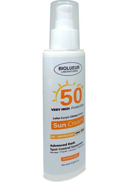 Biolueur Leke Karşıtı Güneş Kremi, 2’ li Set, Spf 50, 100 mlx2