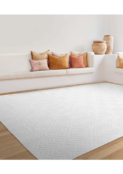 Sand Krem Ekru Halı 65544A 157 x 230