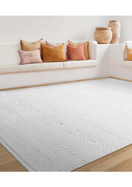 Sand Krem Ekru Halı 65543A 157 x 230