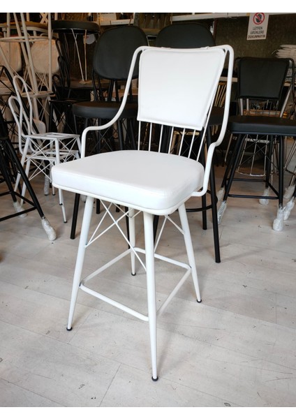 Bar Sandalyesi 75 cm Beyaz modelleri