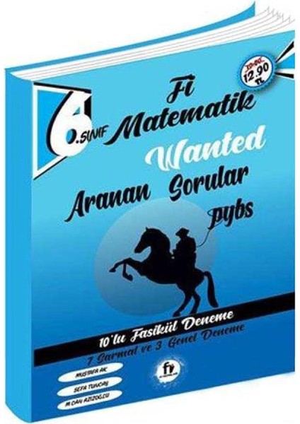 6. Sınıf Matematik Wanted Aranan Sorular 10' Li Fasikül Deneme Yni