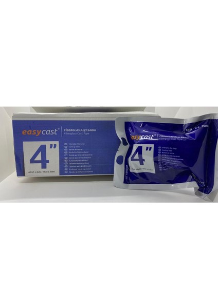 Sentetik Alçılı Sargı (Amerikan Alçı) 10 Cm X 3,6 M - 4"