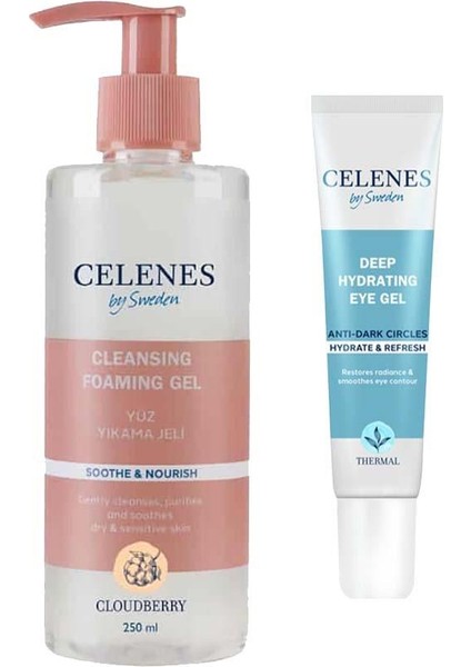 Celenes 15 ml Eye Gel ve Temizleme Jeli 250 ml Kuru - Hassas