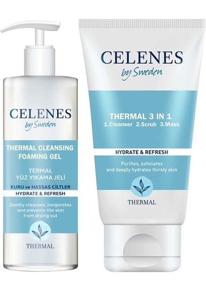 Thermal 3in1 Peeling - Maske - Temizleyici 150 ml Tüm Ciltler