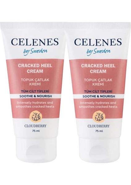 Celenes By Sweden Herbal Topuk Çatlak Kremi 75 ml x 2