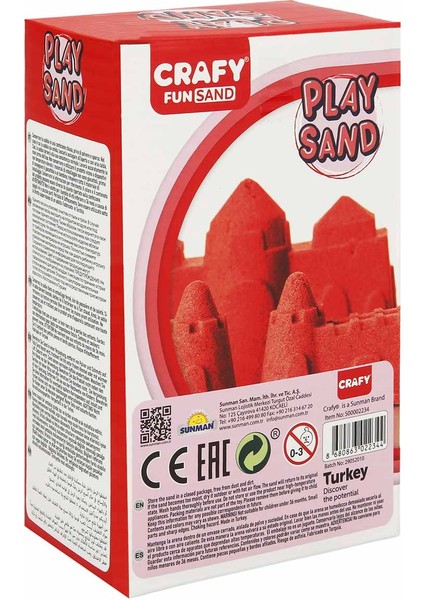 Kırmızı Kinetik Kum 500 g modelleri