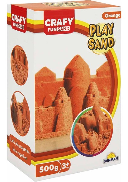 Turuncu Kinetik Kum 500 g fiyatları