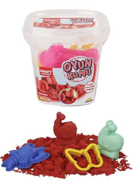 Oyun Kumu Seti Kırmızı 350 g