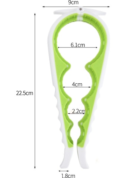 6 Adet Silikonebottle Açıcı Beyaz + Yeşil modelleri