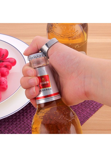 Yüzük Tarzı Metal Şişe ve Kutu Açıcı (Yurt Dışından)