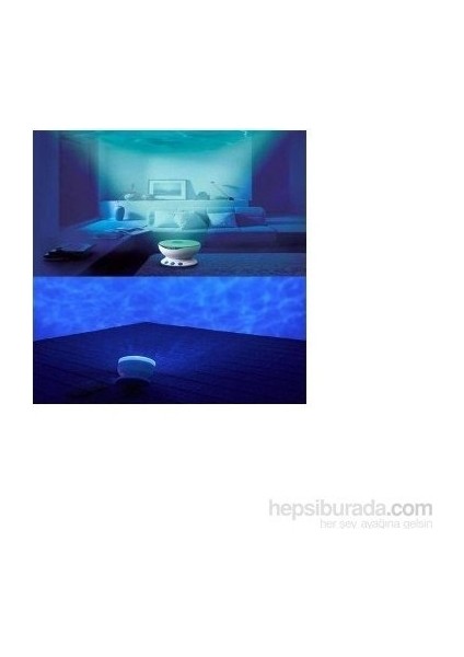 Dalga Görünümü Veren Okyanus Gece Lambası