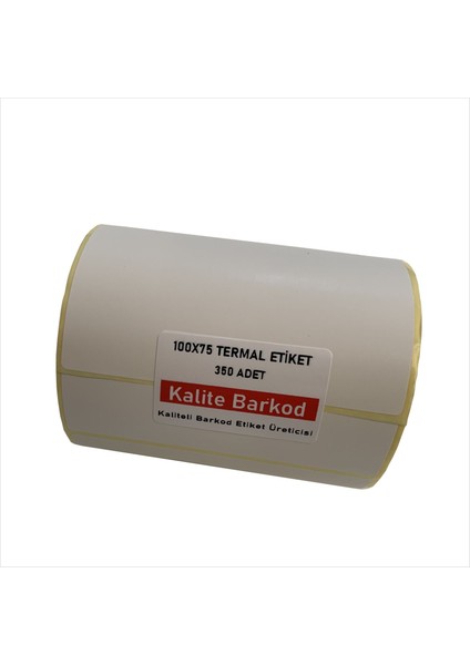 100x75 Termal Etiket Rulo Barkod Etiketi