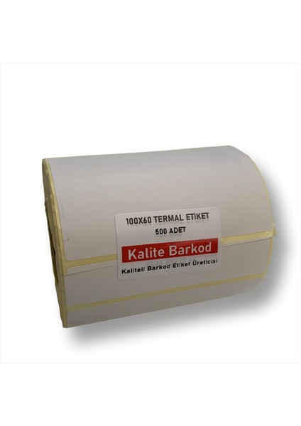 100x60 Termal Etiket Rulo Barkod Etiketi