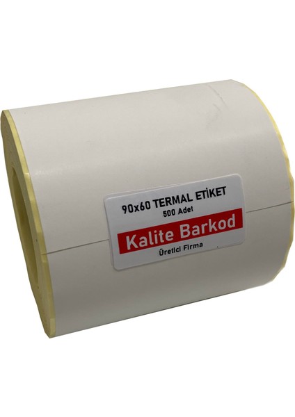 90x60 Termal Etiket Rulo Barkod Etiketi