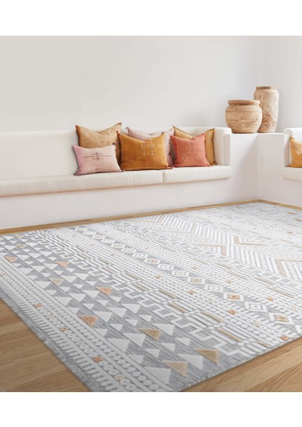Sand Gri Sarı Halı 65550A 78 x 150