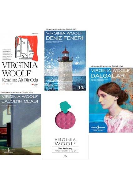 Dalgalar - Deniz Feneri - Kendine Ait Bir Oda - Mrs. Dalloway - Jacob’ın Odası - Virginia Woolf