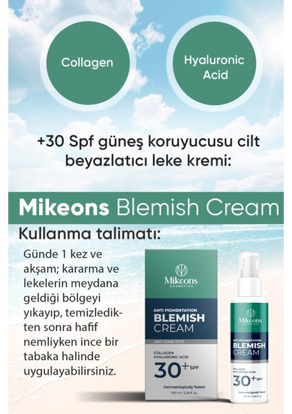 Cilt Leke Kremi 100 ml 30 Spf