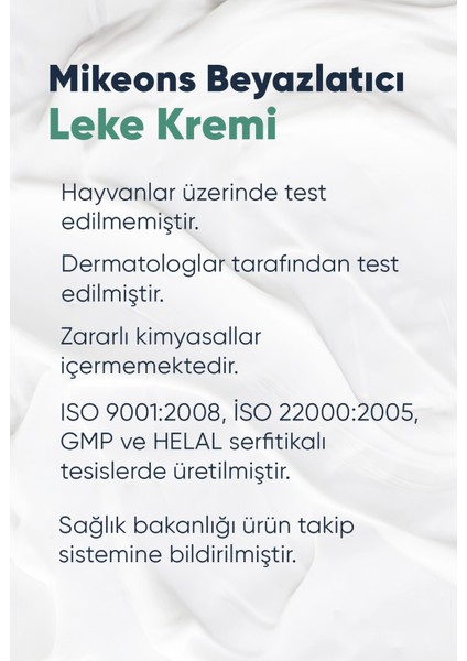 Cilt Leke Kremi 100 ml 30 Spf