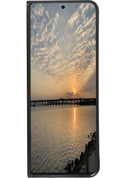 Zunhaı Samsung Galaxy Z Fold4 Için Telefon Kılıfı - Siyah (Yurt Dışından)