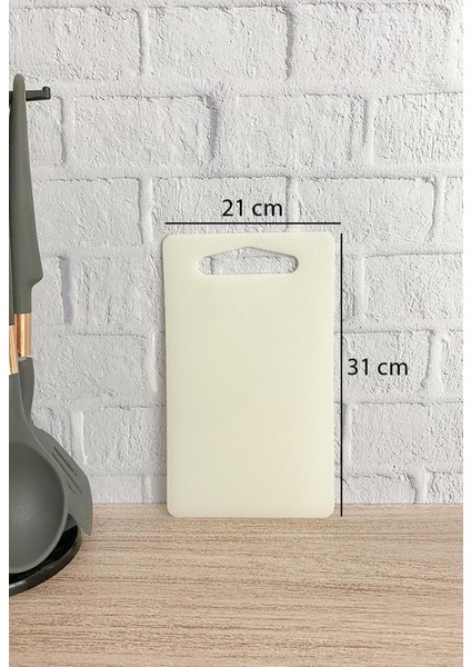 Kesme Tahtası Plastik Beyaz 21X31 cm fiyatları