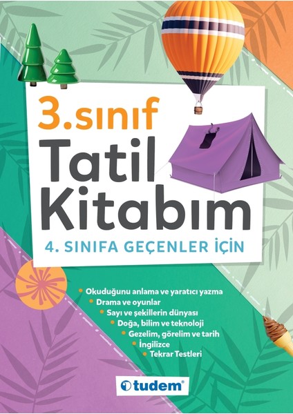 Tudem Yayınları 3. Sınıf Tatil Kitabım (4. Sınıfa Geçenler Için)