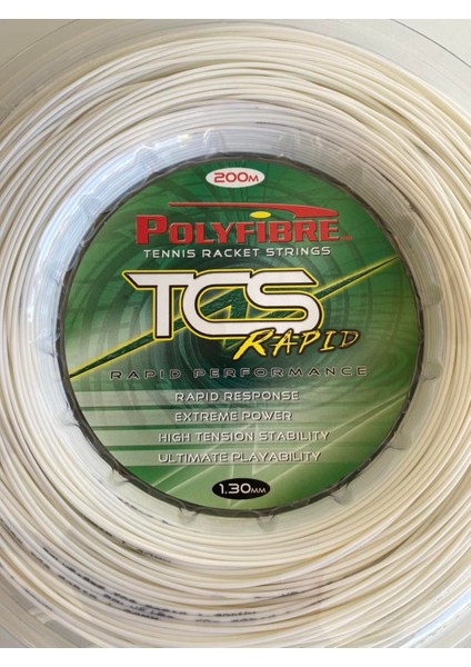 Polyfibre Tcs Rapid Tenis Raketi Kordaj Teli 1.30MM 200M