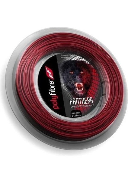 Polyfibre Panthera Tenis Raketi Kordaj Teli 1.30MM 120M