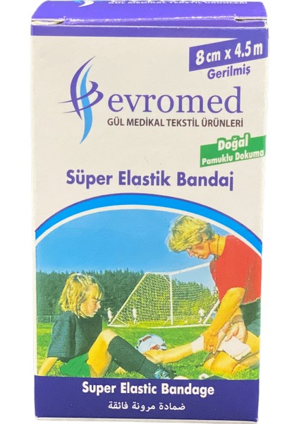 Super Elastık Bandaj 8cm x 4.5 mt