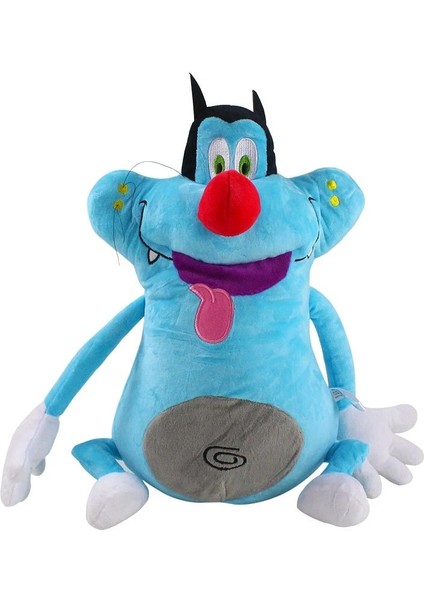 37CM French Cartoon Oggy And The Cockroaches Plush Toy Fat Cat Oggy Stuffed Animal Doll 1 Order (Yurt Dışından)