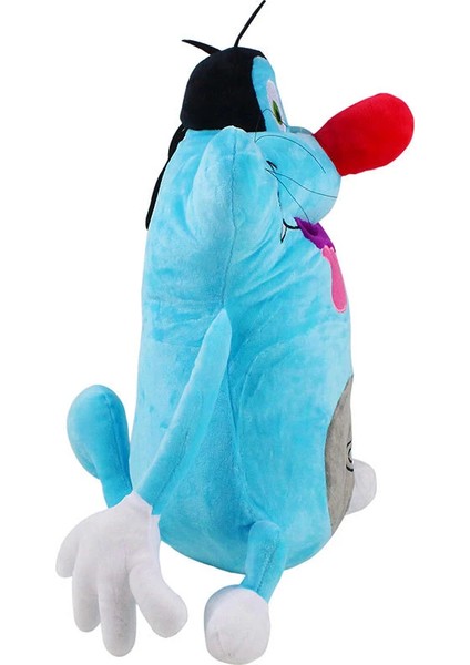 37CM French Cartoon Oggy And The Cockroaches Plush Toy Fat Cat Oggy Stuffed Animal Doll 1 Order (Yurt Dışından)