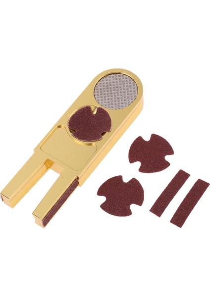 Taşınabilir Ipucu Alet Havuzu / Bilardo Cue Shaper / Scuffer / Tapper / Burnisher-Golden (Yurt Dışından)