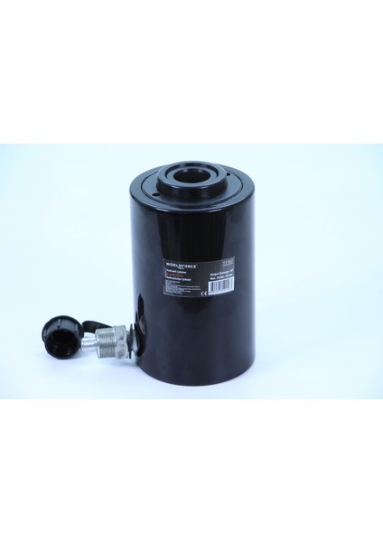 Delikli Hidrolik Silindir 20 Ton Strok: 50 mm Hidrolik Delikli Makine Krikosu