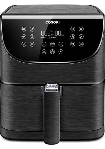 Pro 3.5 lt Hazır Programlı 1500W Dokunmatik Panelli Yağsız Airfryer Fritöz - Siyah