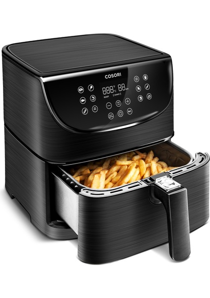 Pro 3.5 lt Hazır Programlı 1500W Dokunmatik Panelli Yağsız Airfryer Fritöz - Siyah fiyatları