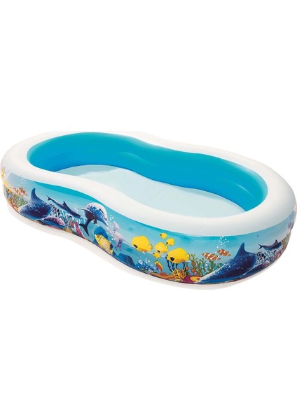 Bestway Desenli Oval Şişme Havuz 54118