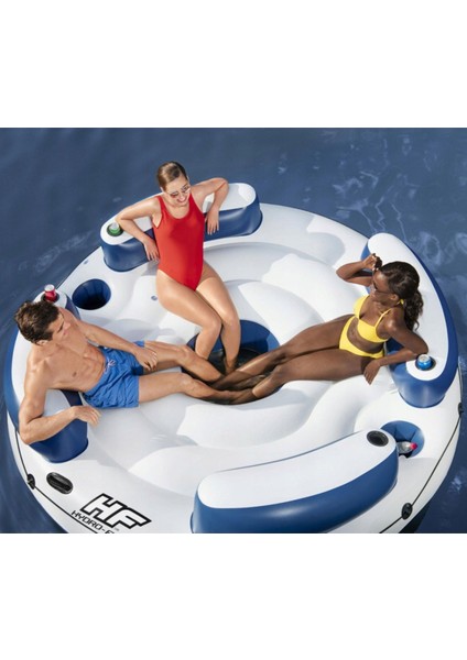 Bestway Hydro-Force 4 Kişilik Koltuklu Yatak 256 x 256 cm 43536 modelleri