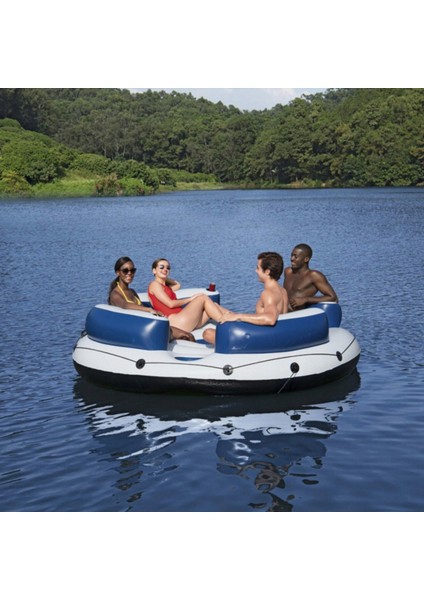 Bestway Hydro-Force 4 Kişilik Koltuklu Yatak 256 x 256 cm 43536 fırsatları