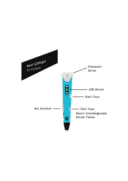 3dpen 3 Boyutlu Kalem - Pembe fırsatları