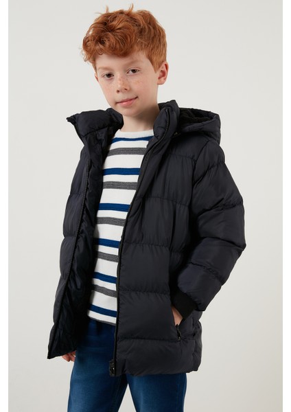 İçi Peluş Astarlı Çıkarılabilir Kapüşonlu Şişme Mont Erkek Çocuk MONT 576220K fiyatları